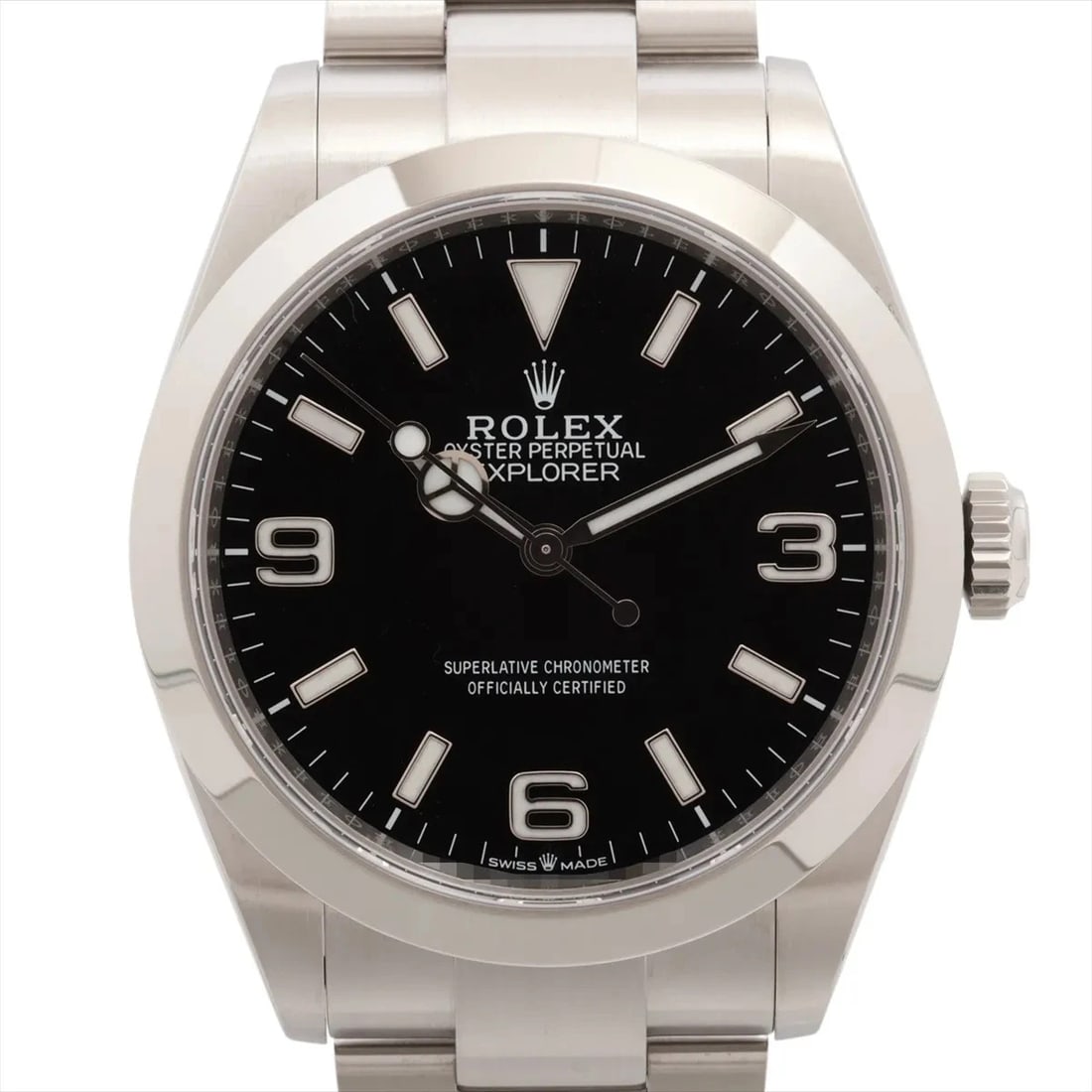 ROLEX EXPLORER BLACK DIAL WATCH (1 of 4)