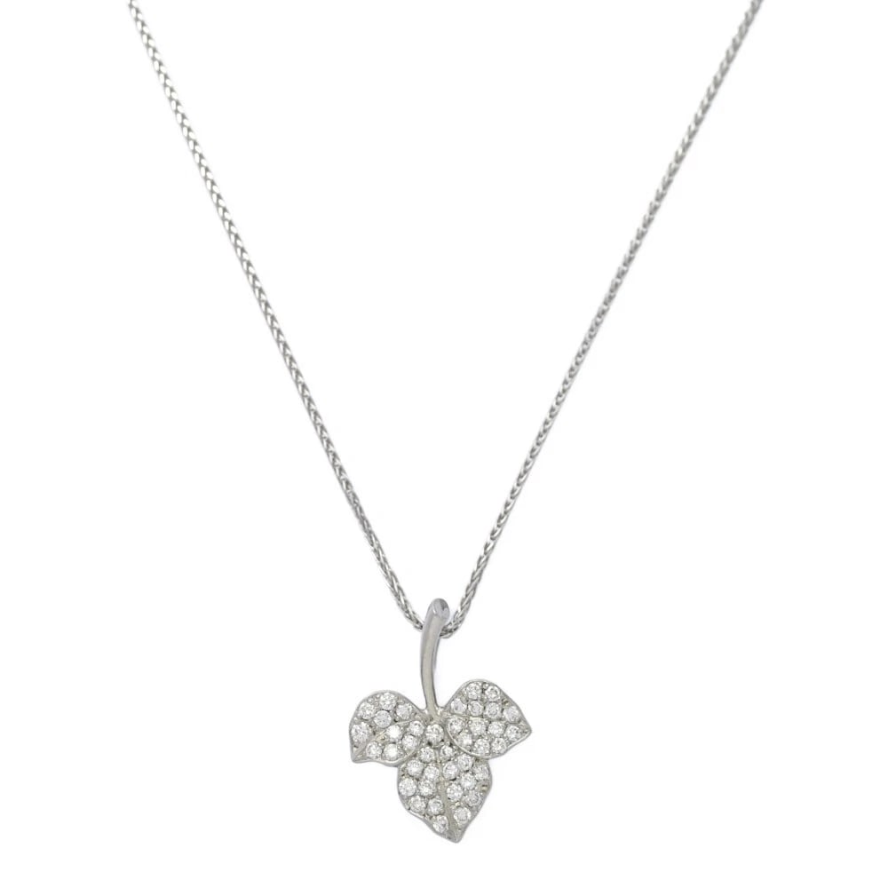DIAMOND LEAF MAPLE NECKLACE - 2