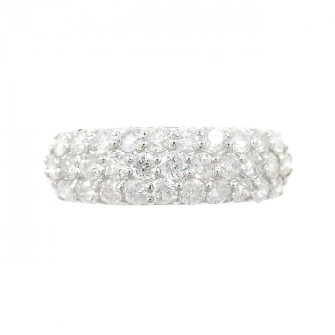 PT900 PAVE DIAMOND RING - 2