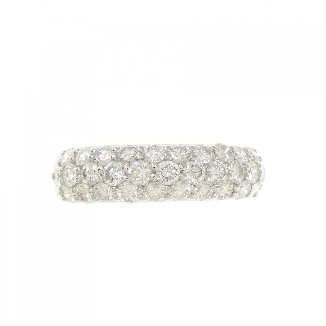 PT900 PAVE DIAMOND RING - 2