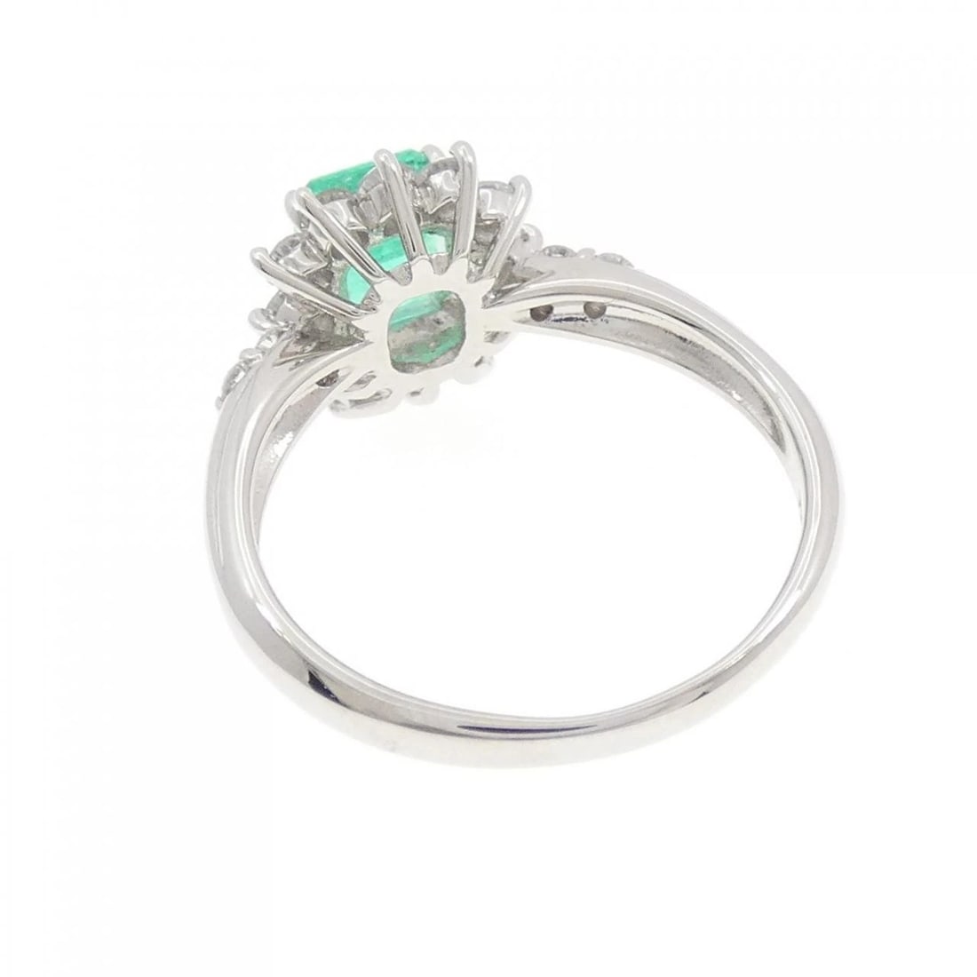 PT900 EMERALD RING - 3