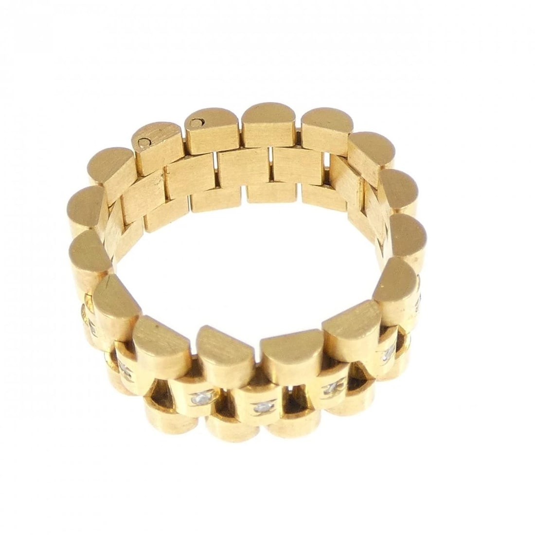 K18YG DIAMOND RING - 2