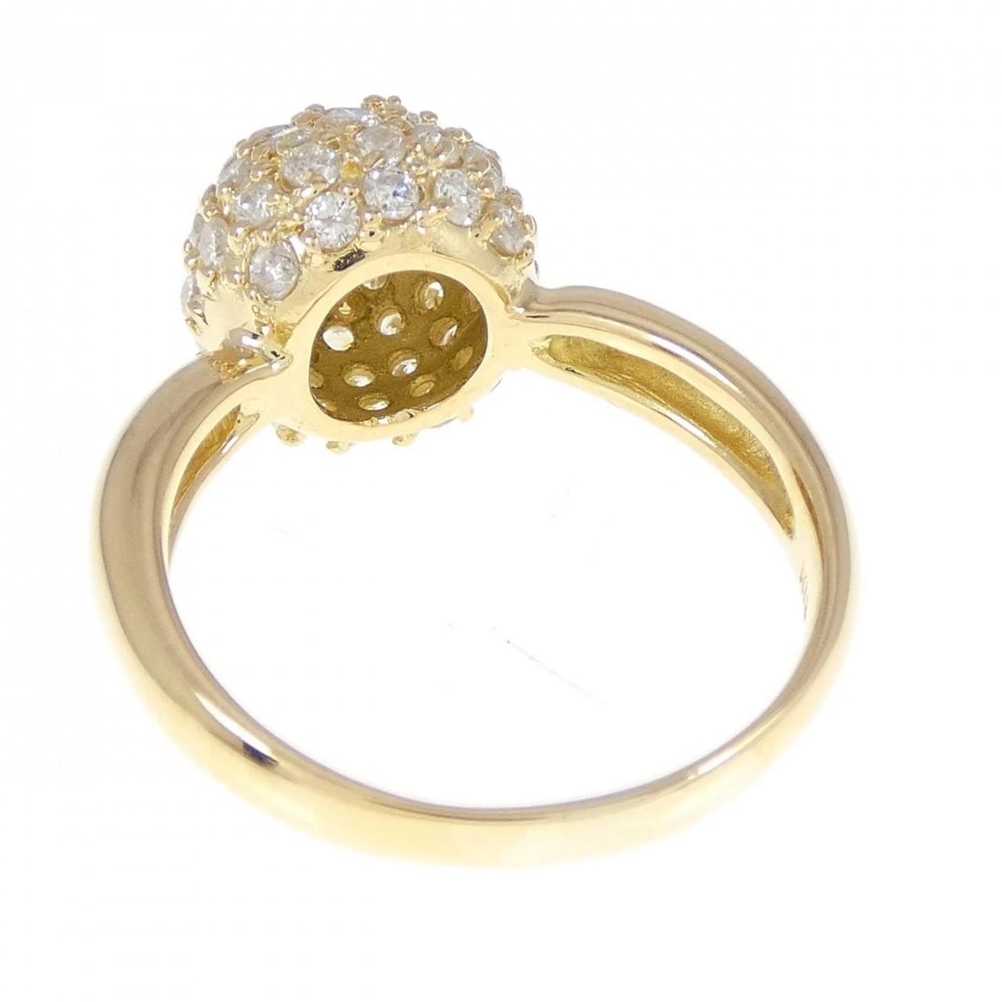 K18YG DIAMOND RING - 3