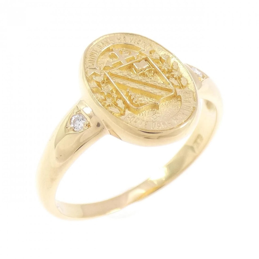 K18YG DIAMOND RING: K18YG Diamond Ring Brand: Unbranded Type: Diamond Ring Material: 18K Yellow Gold, Main Stone/Creation Natural Color: Yellow Gold Size: US 7 1/4 Accessories: None Accessories Notice: When purchasing