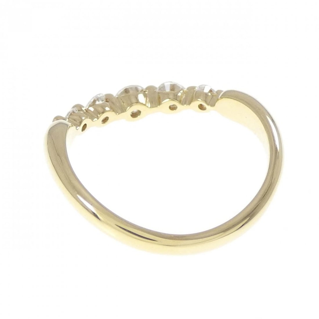K18YG DIAMOND RING - 3