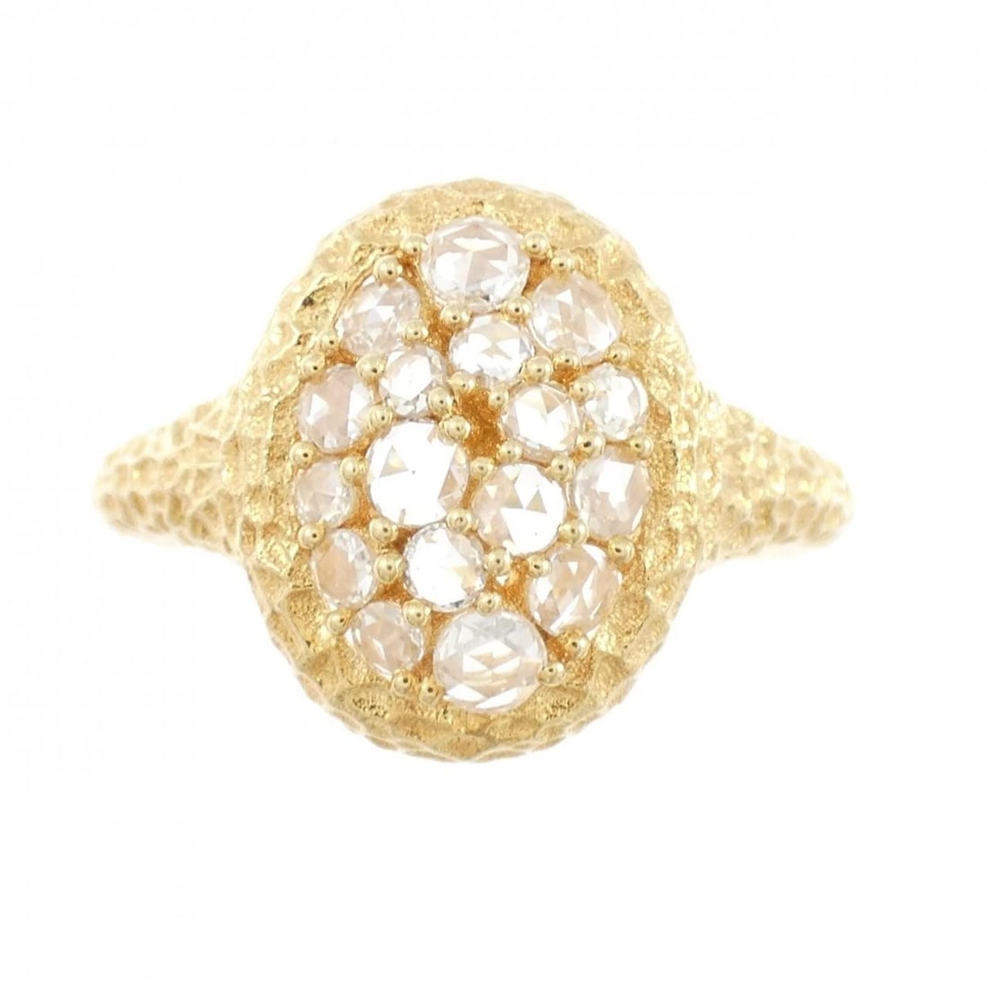 K18YG DIAMOND RING - 2