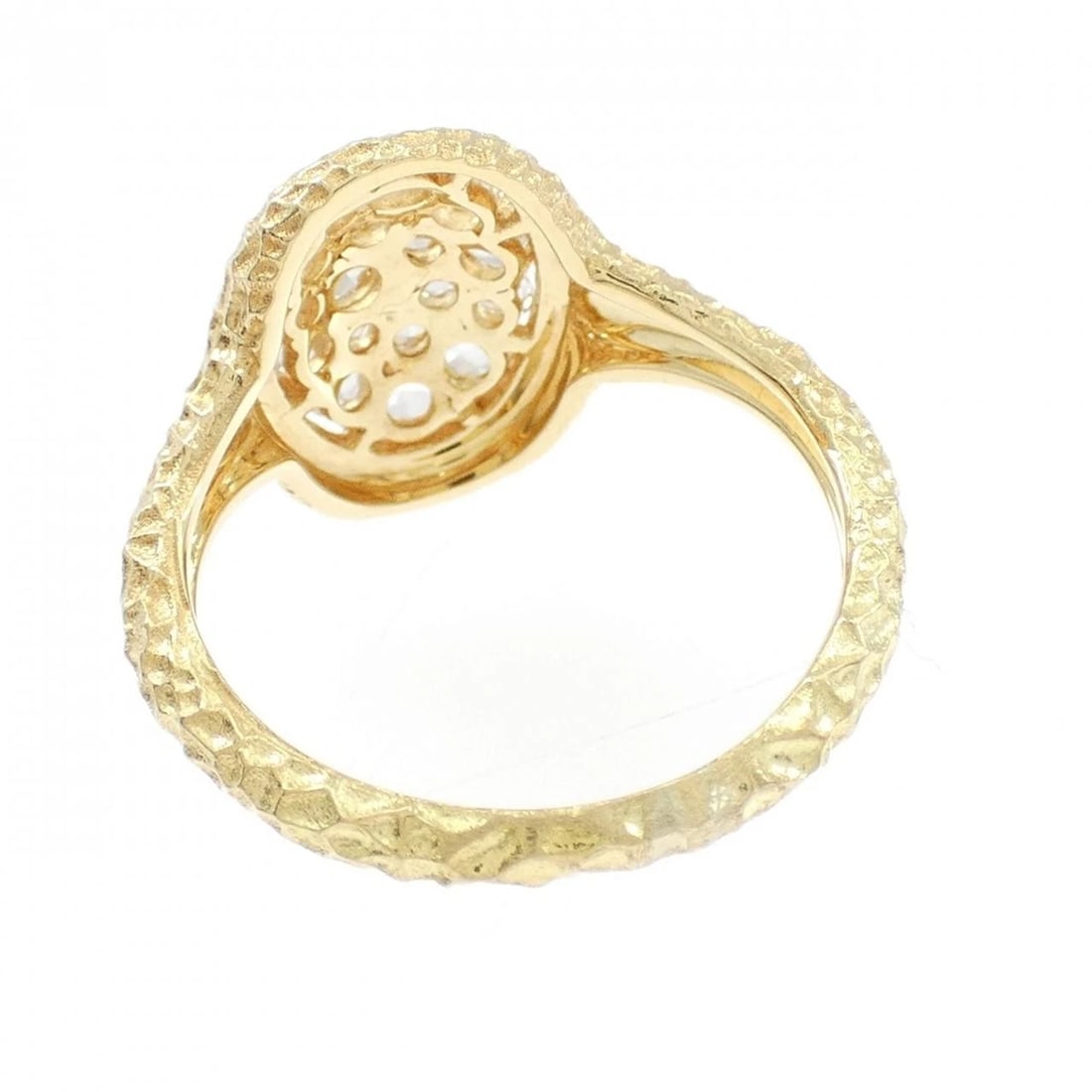 K18YG DIAMOND RING - 3