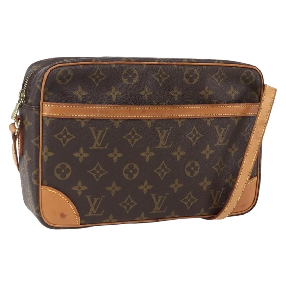 LOUIS VUITTON MONOGRAM TROCADERO 30 SHOULDER BAG: LOUIS VUITTON Monogram Trocadero 30 Shoulder Bag Brand: LOUIS VUITTON Type: Shoulder Bag Material: Monogram Canvas Color: Monogram Size: W11.8 x H7.5 x D3.1inch(Approx) Accessories: None A