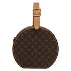 LOUIS VUITTON MONOGRAM PETITE BOITE CHAPEAU SHOULDER BAG: LOUIS VUITTON Monogram Petite Boite Chapeau Shoulder Bag Brand: LOUIS VUITTON Type: Shoulder Bag Material: Monogram Canvas Color: Monogram Size: W6.7 x H5.9 x D2.8inch(Approx) Accessories: None