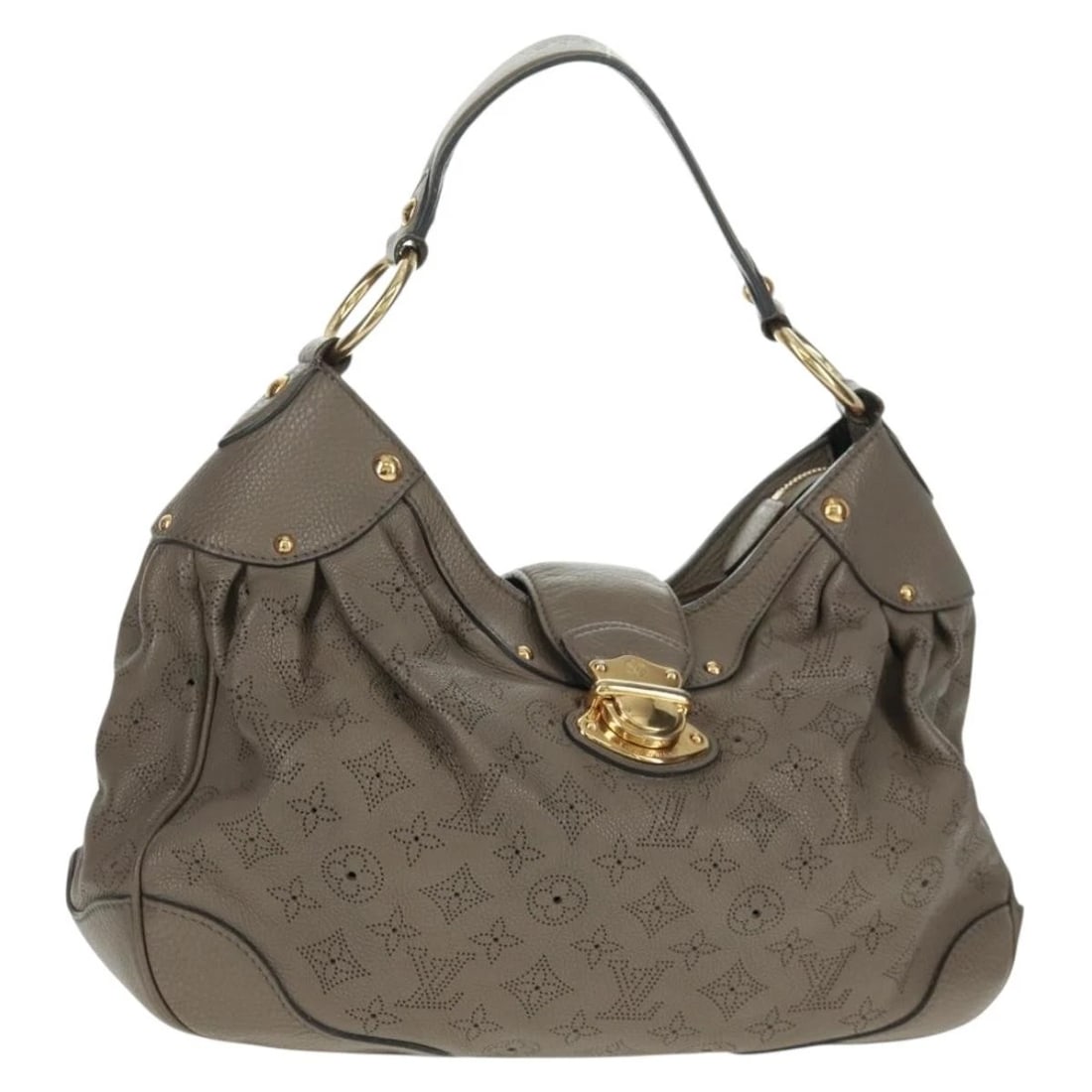 LOUIS VUITTON MAHINA SOLAR POWERED PM BAG LEATHER: LOUIS VUITTON Mahina Solar Powered PM Bag Leather Brand: LOUIS VUITTON Type: Shoulder Bag Material: Leather Color: Taupe Size: W13.0 x H9.4 x D4.3inch(Approx) Accessories: None Accessories