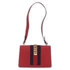 GUCCI SILVI SHERRY LINE SHOULDER BAG LEATHER 2WAY RED GOLD: GUCCI Silvi Sherry Line Shoulder Bag Leather 2way Red Gold Brand: GUCCI Type: Shoulder Bag Material: Leather Color: Red/Gold Size: W9.8 x H5.9 x D2.0inch(Approx) Accessories: None Accessor