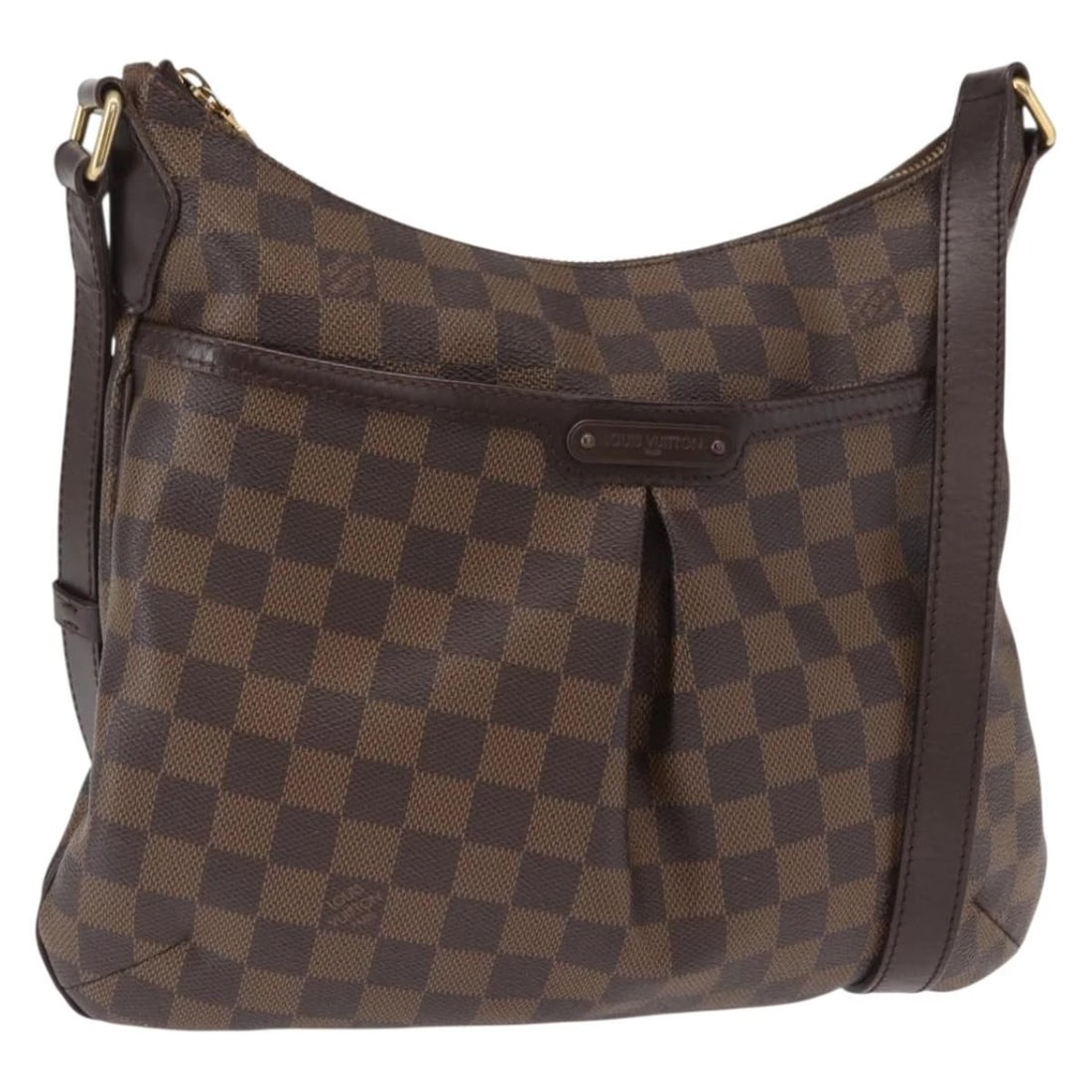 LOUIS VUITTON DAMIER EBENE BLOOMSBURY GM SHOULDER BAG: LOUIS VUITTON Damier Ebene Bloomsbury GM Shoulder Bag Brand: LOUIS VUITTON Type: Shoulder Bag Material: Damier Ebene Canvas Color: Damie Ebene Size: W14.6 x H13.4 x D3.1inch(Approx) Accessories: N