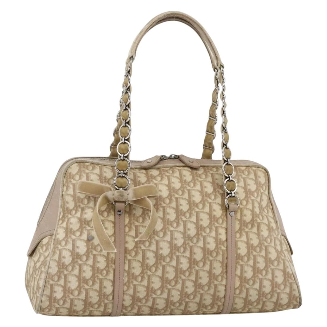 CHRISTIAN DIOR TROTTER ROMANTIC CHAIN SHOULDER BAG (1 of 5)