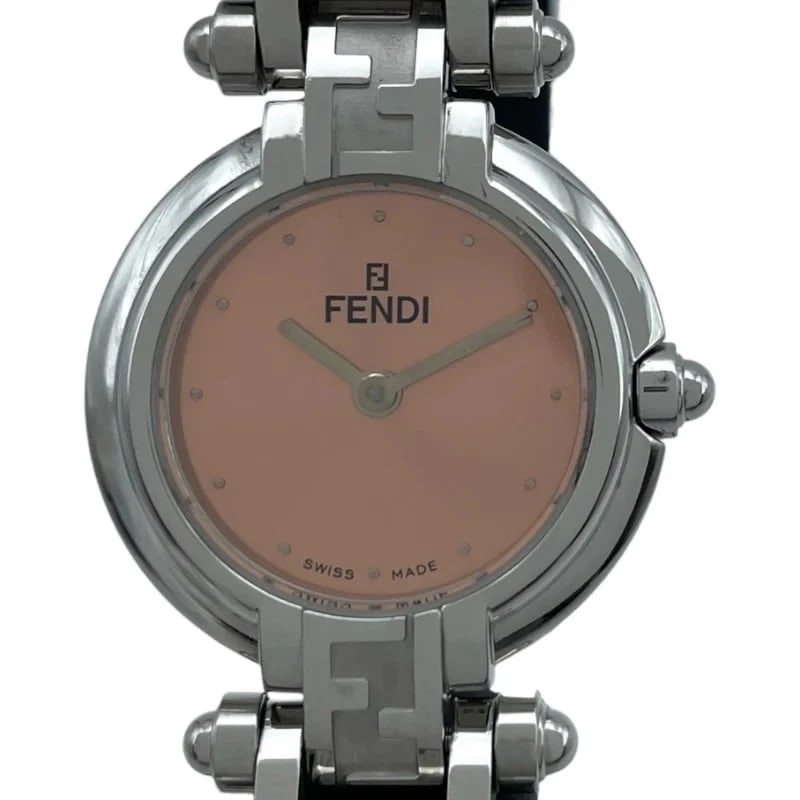 FENDI WATCH BROWN QUARTZ WATCH: Fendi Watch Brown quartz Watch Brand: FENDI Type: Wristwatch Material: ss Color: Dial Color brown Size: Wrist Circumference: Approx. 15cm Case: Approx. 24.5mm Thickness: Approx. 5.8mm Accessories: