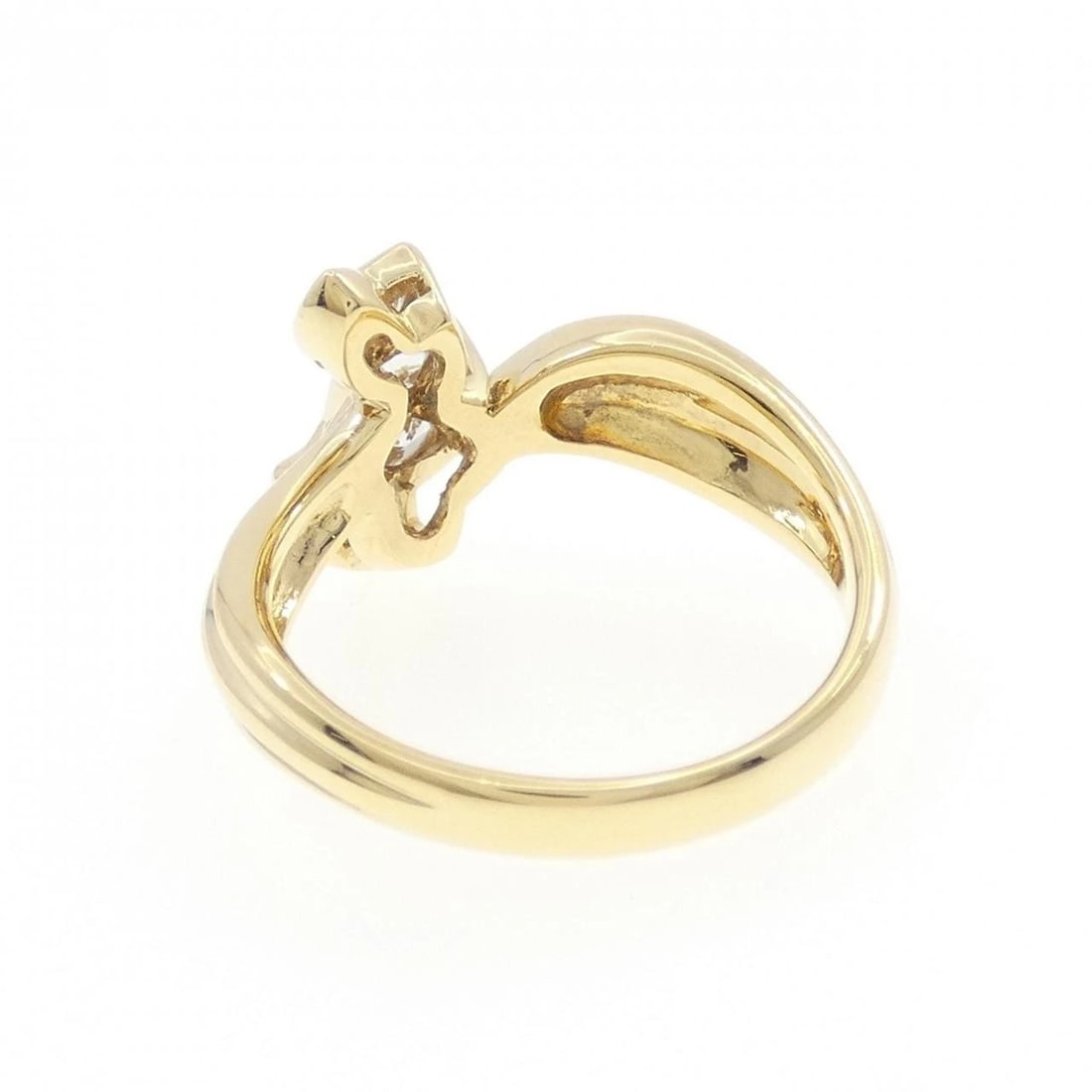 K18YG DIAMOND RING - 3