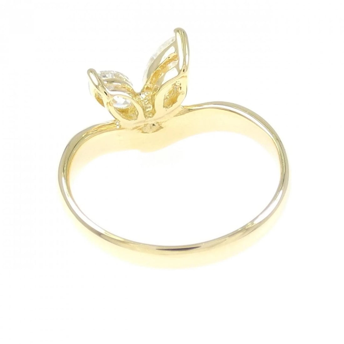 K18YG DIAMOND RING - 3