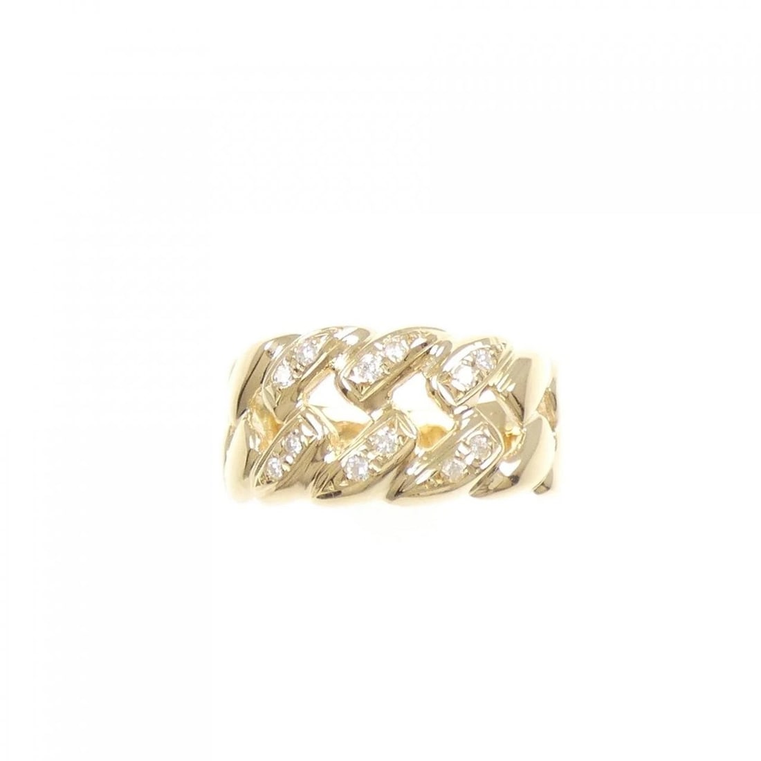 K18YG DIAMOND RING - 2