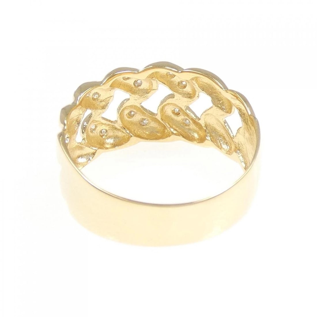 K18YG DIAMOND RING - 3