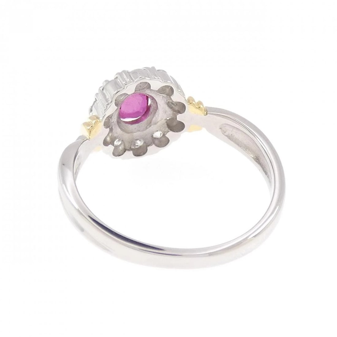 PT900/K18YG RUBY RING - 3