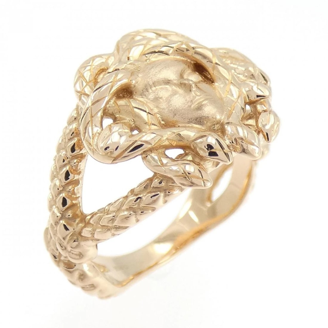 K18PG RING: K18PG ring Brand: Unbranded Type: Ring Material: 18k Pink Gold, Color: Pink Gold Size: US 6 1/4 Accessories: None Accessories Notice: When purchasing pre-owned goods, please refer to the p