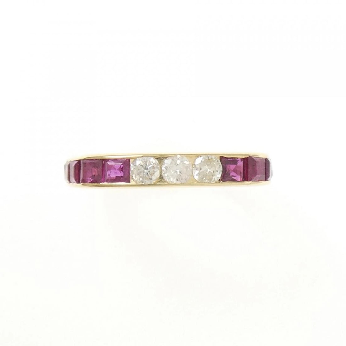 18K YELLOW GOLD RUBY RING - 2