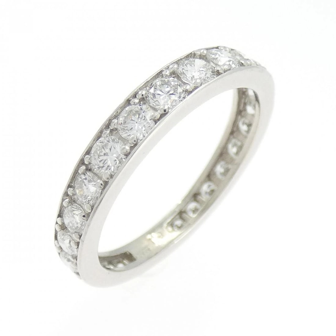 PT900 DIAMOND RING: PT900 Diamond Ring Brand: Unbranded Type: Diamond Ring Material: Platinum900, Main Stone/Creation Natural Color: Platinum Size: US 6 1/4 Accessories: None Accessories Notice: When purchasi