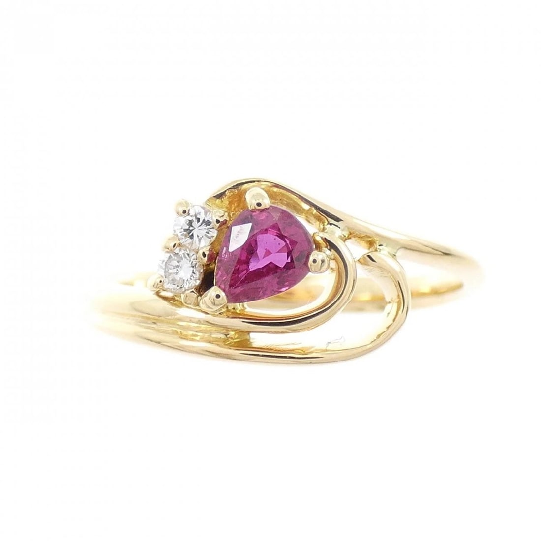 750YG RUBY RING - 2