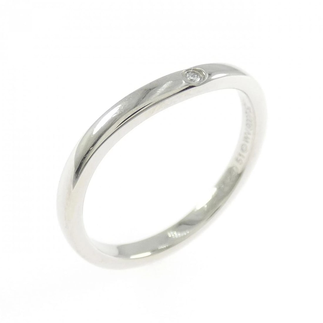 CARTIER BALLERINA 3-PIECE RING: Cartier Ballerina 3-Piece Ring Brand: CARTIER Type: Ring Material: Platinum950, Main Stone/Creation Natural Color: White Size: US 5 1/2(51) Accessories: None Accessories Notice: When purch