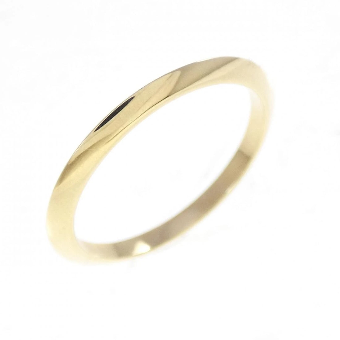 TIFFANY & CO. BAND RING: TIFFANY & Co. Band Ring Brand: TIFFANY&Co. Type: Ring Material: 750 yellow gold, Color: Yellow Gold Size: US 6 1/4 Accessories: None Accessories Notice: When purchasing pre-owned goods, please refer