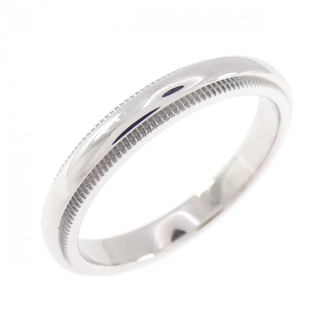 TIFFANY & CO. MILGRAIN RING: TIFFANY & Co. Milgrain Ring Brand: TIFFANY&Co. Type: Ring Material: Platinum950, Color: White Size: US 6 1/2 Accessories: None Accessories Notice: When purchasing pre-owned goods, please refer to the