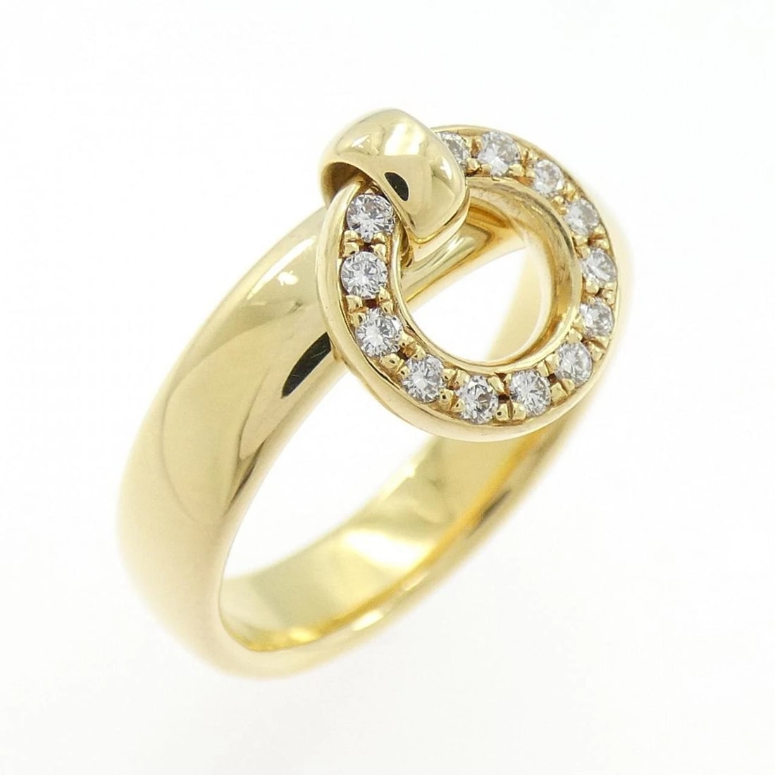TIFFANY & CO. DOOR KNOCKER RING: TIFFANY & Co. Door Knocker Ring Brand: TIFFANY&Co. Type: Ring Material: 750 yellow gold, Main Stone/Creation Natural Color: Yellow Gold Size: US 6 1/4 Accessories: None Accessories Notice: