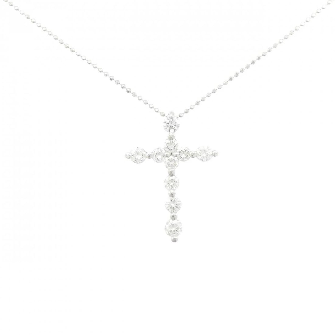 PONTE VECCHIO DIAMOND NECKLACE: Ponte Vecchio Diamond Necklace Brand: Ponte Vecchio Type: Necklace Material: K18 white gold, Main Stone/Creation Natural Color: White Gold Size: Actual SizePendant length approx. x width approx.: 25.1