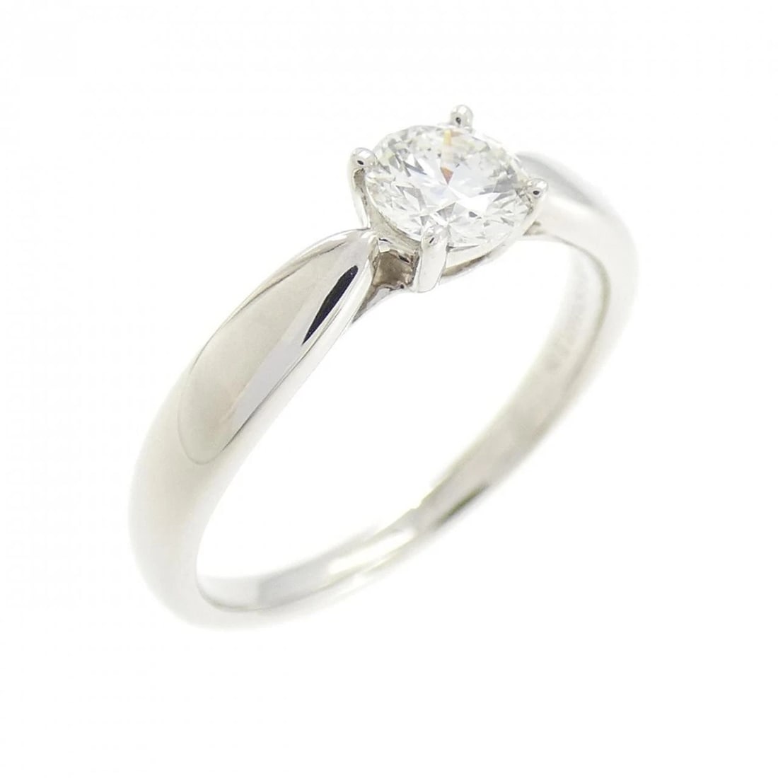 TIFFANY & CO. HARMONY RING: TIFFANY & Co. Harmony Ring Brand: TIFFANY&Co. Type: Ring Material: Platinum, Main Stone/Creation Natural Color: Platinum Size: US 3 3/4 Accessories: None Accessories Notice: When purchasing pre-owned
