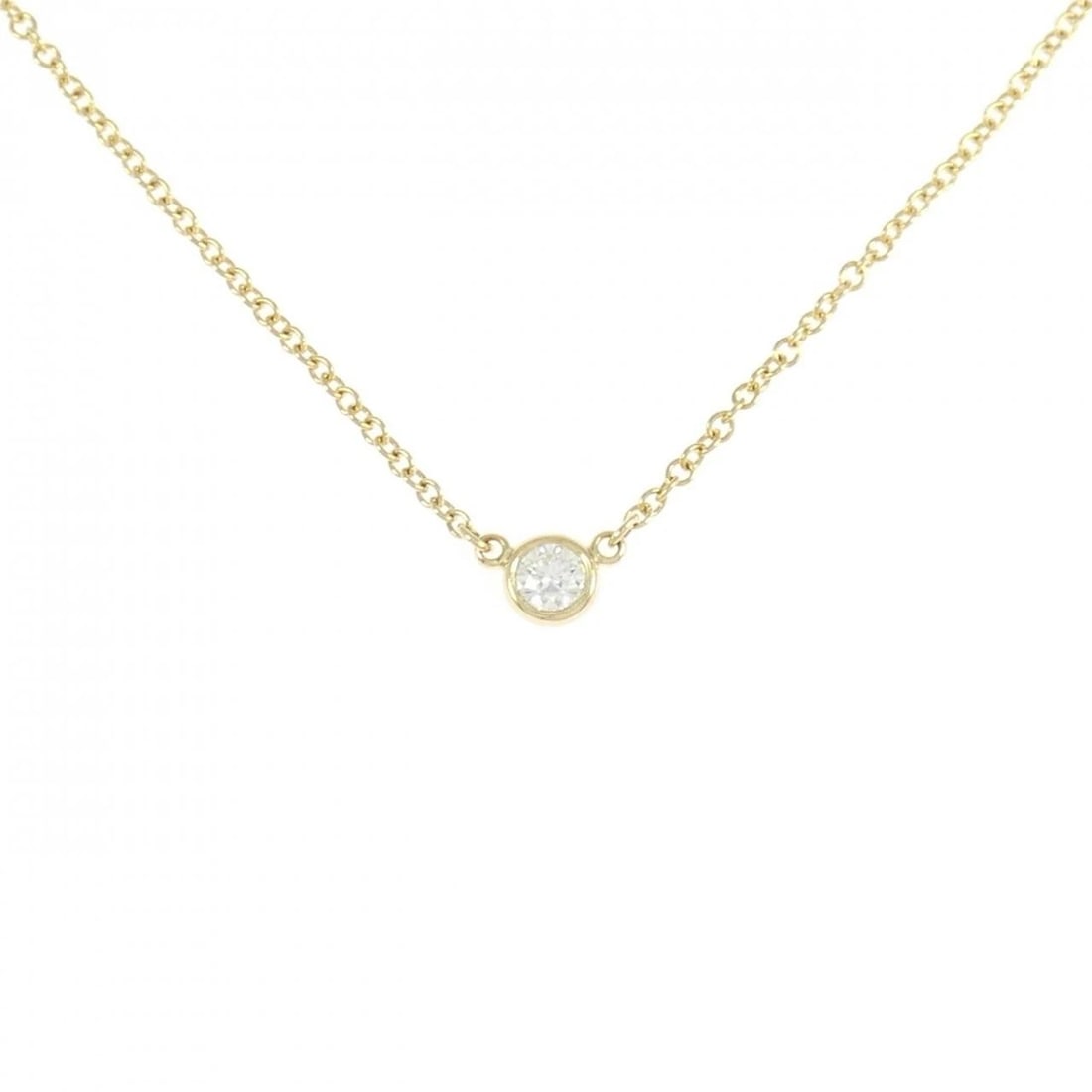 TIFFANY & CO. BY THE YARD NECKLACE: TIFFANY & Co. By the Yard Necklace Brand: TIFFANY&Co. Type: Necklace Material: 750 yellow gold, Color: yellow gold Size: 40cm Actual SizeDiameteraround: 3.7mm Chain maximum width approx.: 0.9mm