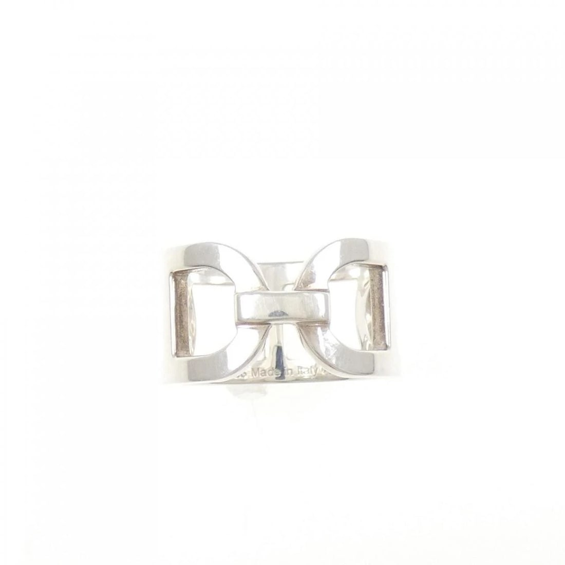 HERMES EVER CHAINE D'ANCRE RING: Hermes Ever Chaine d'Ancre Ring Brand: HERMES Type: Ring Material: 925Silver, Color: Silver Size: US 6 1/4 Accessories: None Accessories Notice: When purchasing pre-owned goods, please ref
