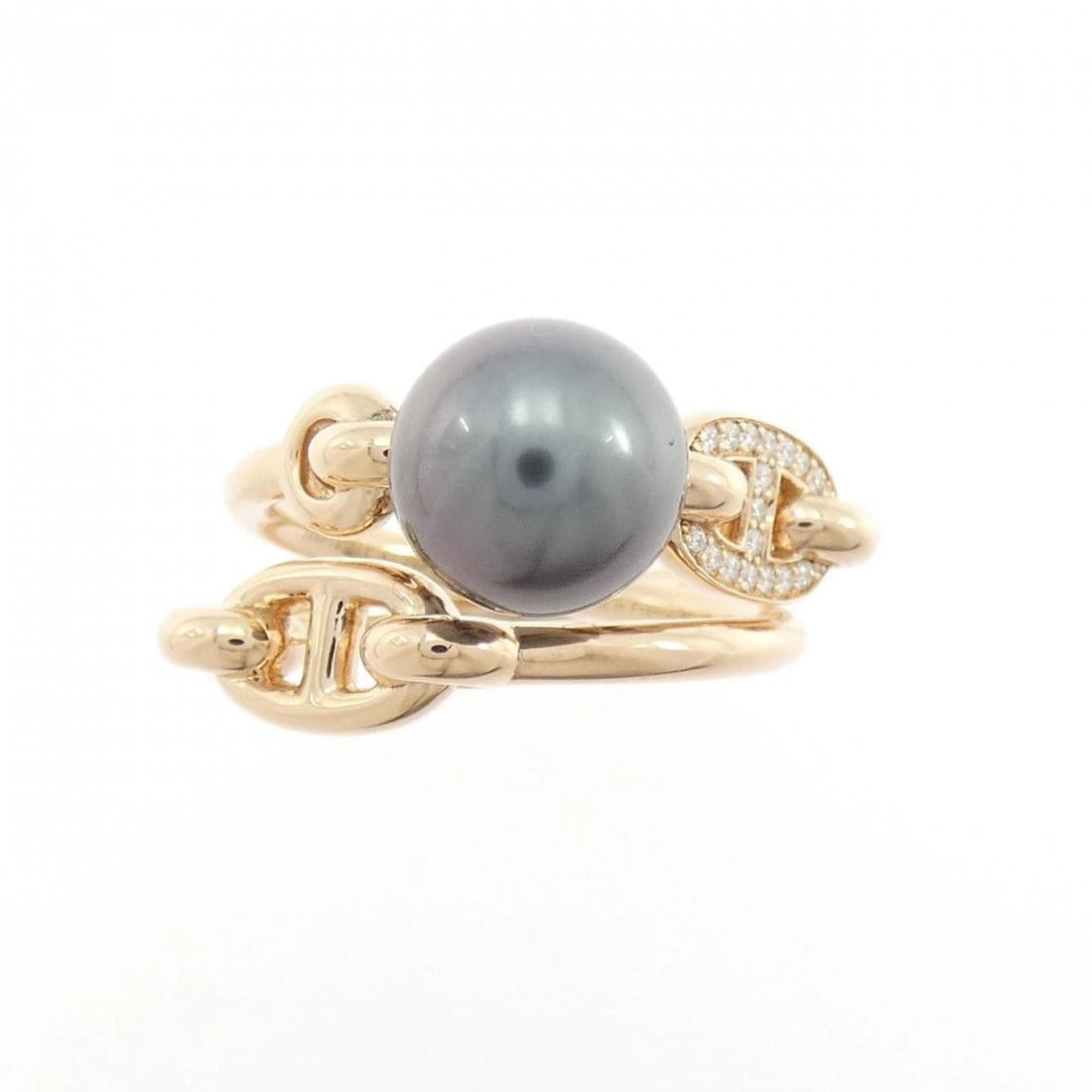 HERMES BLACK PEARL RING (1 of 2)
