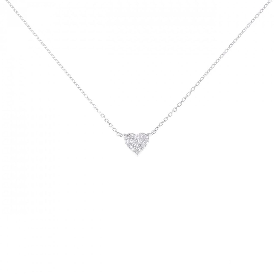 PONTE VECCHIO DIAMOND NECKLACE: Ponte Vecchio Diamond Necklace Brand: Ponte Vecchio Type: Necklace Material: K18 white gold, Main Stone/Creation Natural Color: white gold Size: 37?40cm Actual Size Pendant length approx. x width appr