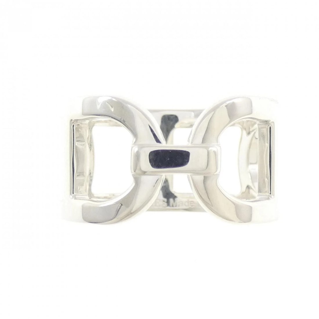HERMES EVER CHAINE D'ANCRE RING: Hermes Ever Chaine d'Ancre Ring Brand: HERMES Type: Ring Material: 925Silver, Color: Silver Size: US 6 3/4 Accessories: None Accessories Notice: When purchasing pre-owned goods, please refer to the