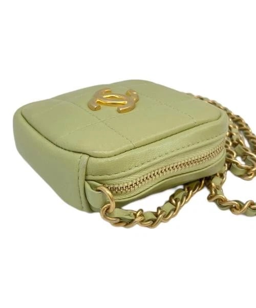 CHANEL CHAIN SHOULDER POUCH LAMBSKIN - 4