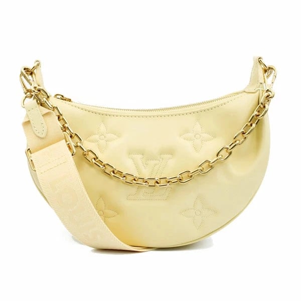 LOUIS VUITTON BUBBLEGRAM OVER THE MOON CALF YELLOW: Louis Vuitton Bubblegram Over the Moon Calf Yellow Brand: Louis Vuitton Type: Handbag Material: Calf Color: Yellow Size: W:27cm × H:15.5cm × D:7cm Accessories: None Accessories Notice: Whe