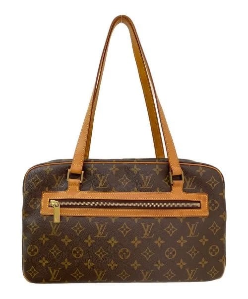 LOUIS VUITTON CITE GM: LOUIS VUITTON Cite GM Brand: LOUIS VUITTON Type: Handbag Material: Leather Color: Brown Size: H:22cm / W:37cm / D:11cm[ Handle size ] 28cm Accessories: None Accessories Notice: When purchas