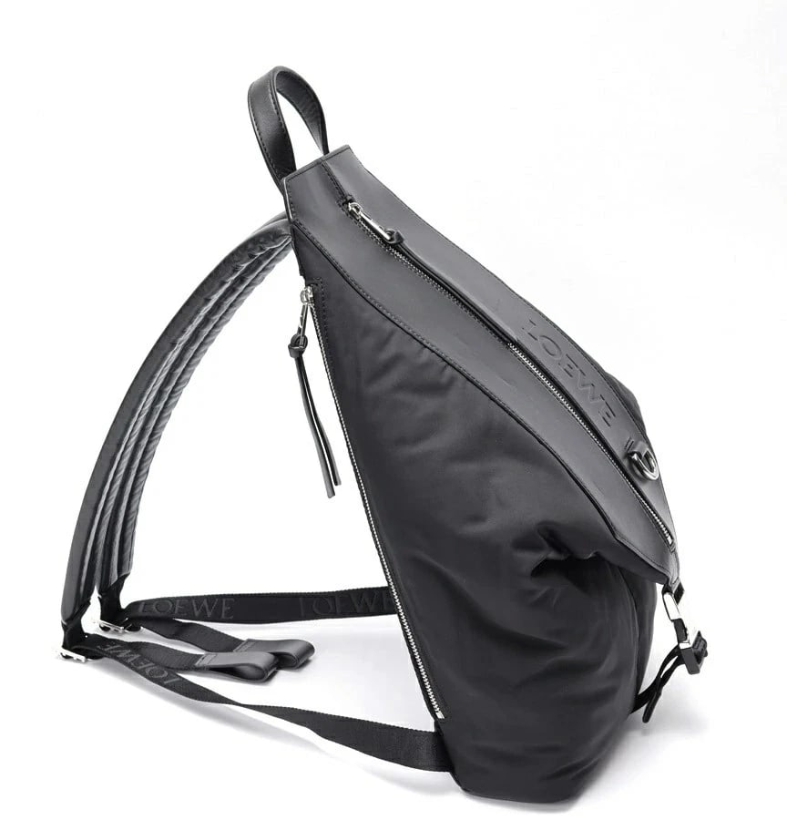 LOEWE CONVERTIBLE BACKPACK SMALL NYLON BLACK - 2