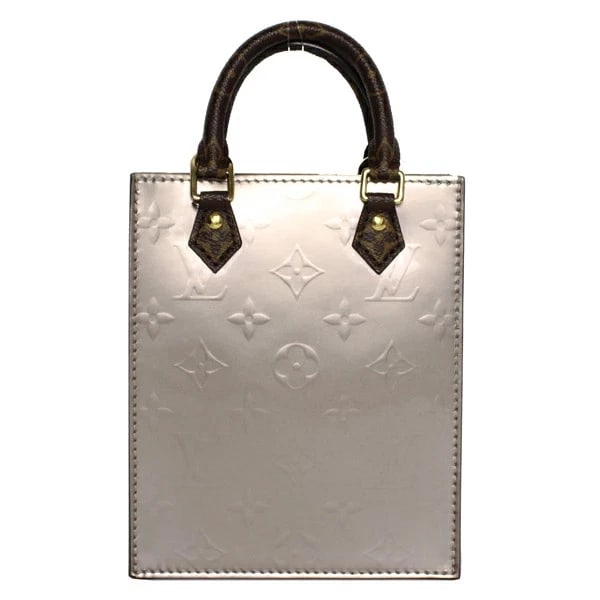 LOUIS VUITTON PETIT SAC PLAT VERNIS METALLIC TAUPE: Louis Vuitton Petit Sac Plat Vernis Metallic Taupe Brand: Louis Vuitton Type: Handbag Material: Vernis Color: Gray Size: W:14cm × H:17cm × D:4.5cm Accessories: None Accessories Notice: Whe