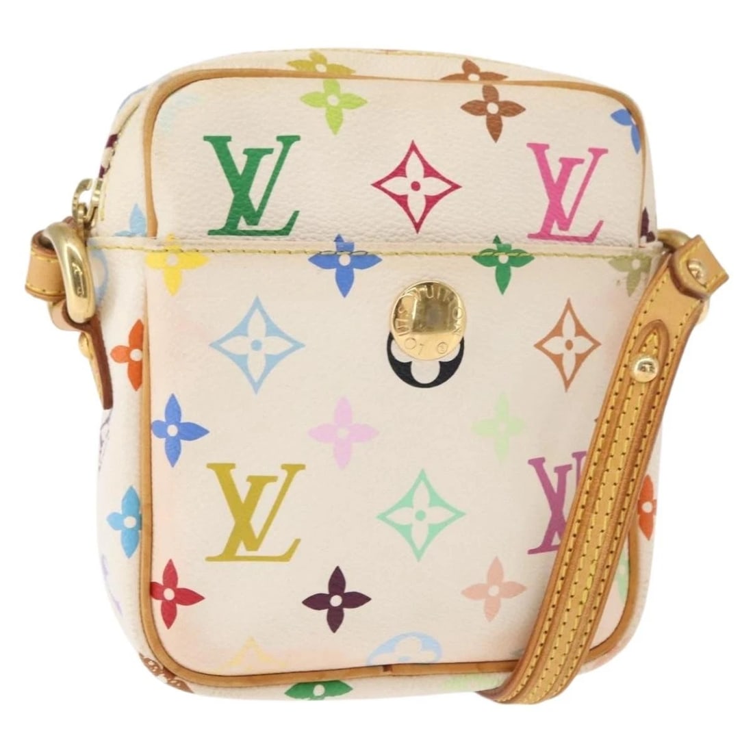 LOUIS VUITTON MONOGRAM MULTICOLOR LIFT SHOULDER BAG: LOUIS VUITTON Monogram Multicolor Lift Shoulder Bag Brand: LOUIS VUITTON Type: Shoulder Bag Material: Monogram Multicolor Canvas Color: White Size: W5.3 x H6.1 x D1.8inch(Approx) Accessories: None