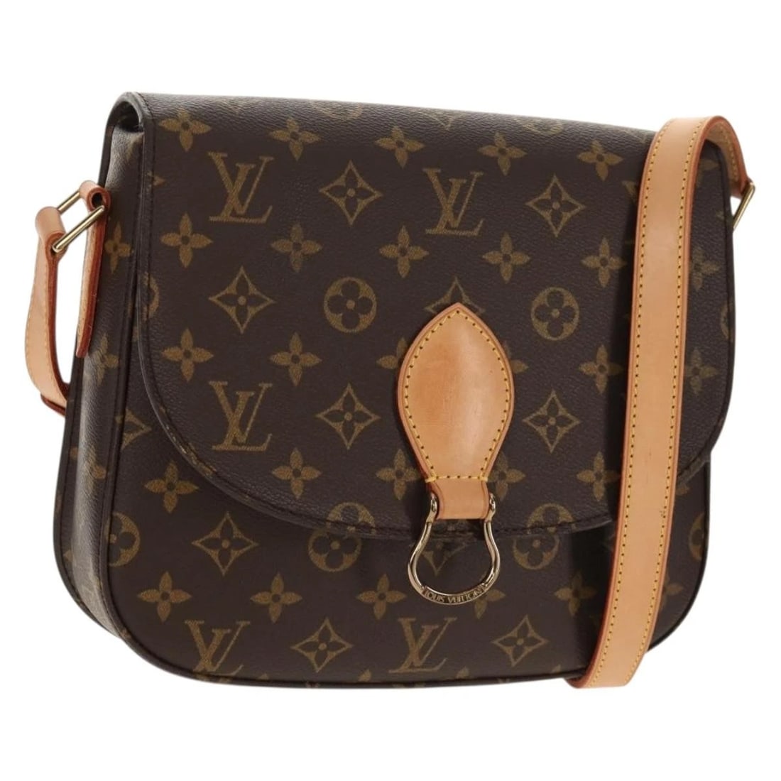 LOUIS VUITTON MONOGRAM SAINT CLOUD GM SHOULDER BAG: LOUIS VUITTON Monogram Saint Cloud GM Shoulder Bag Brand: LOUIS VUITTON Type: Shoulder Bag Material: Monogram Canvas Color: Monogram Size: W9.4 x H7.9 x D2.4inch(Approx) Accessories: None