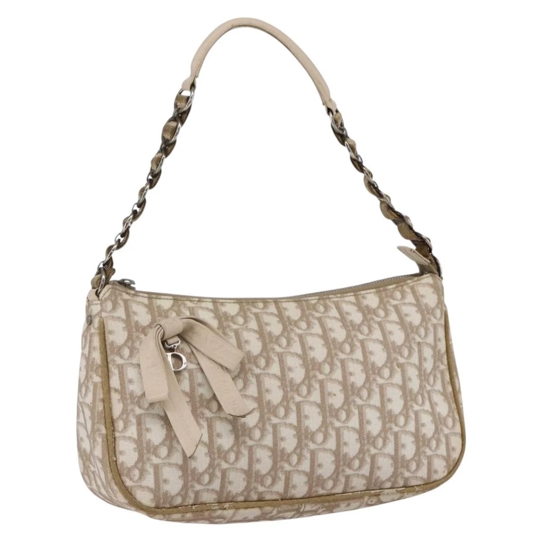 CHRISTIAN DIOR TROTTER ROMANTIC CHAIN SHOULDER BAG (1 of 8)