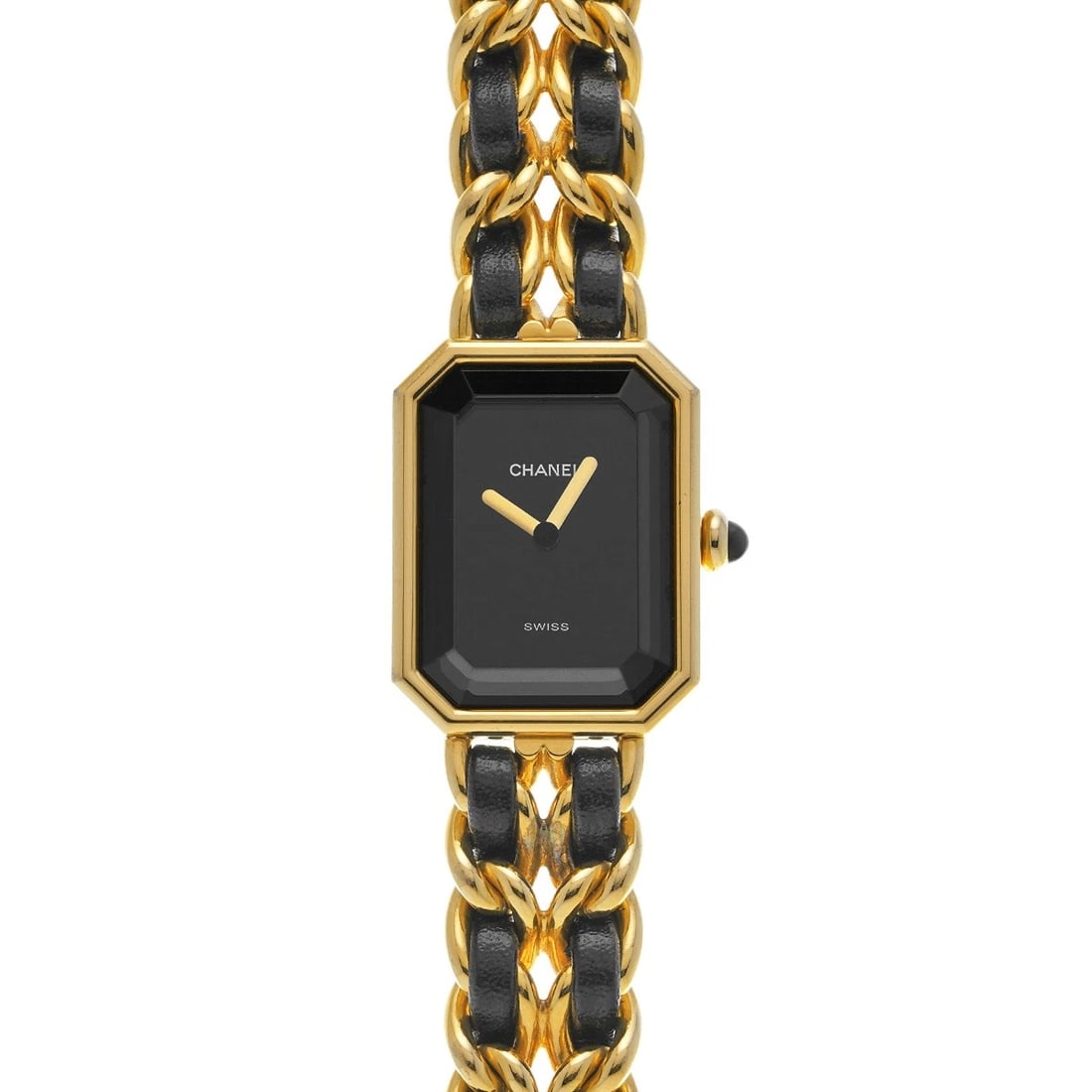 CHANEL PREMIRE BLACK WATCH (1 of 4)