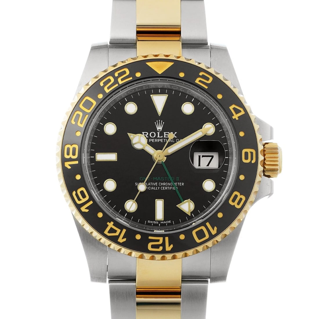 ROLEX MASTERBLACK WATCH: ROLEX Masterblack Watch Brand: ROLEX Type: Wristwatch Material: Band Material Stainless steel/Yellow Gold, Case Material Stainless steel/Yellow Gold Color: Dial Color black Size: ??Case? H/about 40mm 