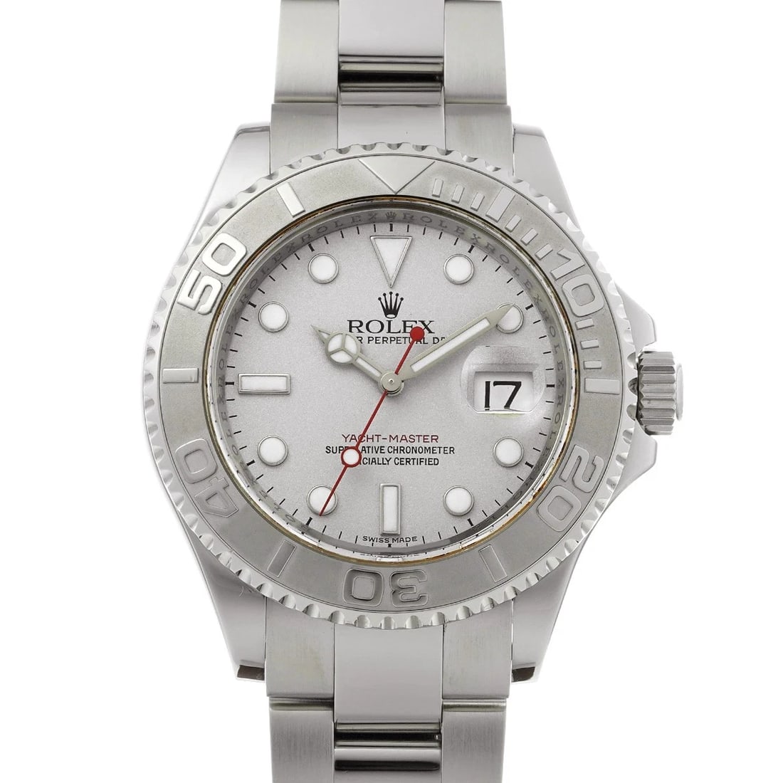ROLEX YACHT MASTER GRAY WATCH: ROLEX Yacht Master gray Watch Brand: ROLEX Type: Wristwatch Material: Band Material Stainless steel, Case Material Stainless steel Color: Dial Color gray Size: ??Case? H/about 40mm W/about 40mm D/abou