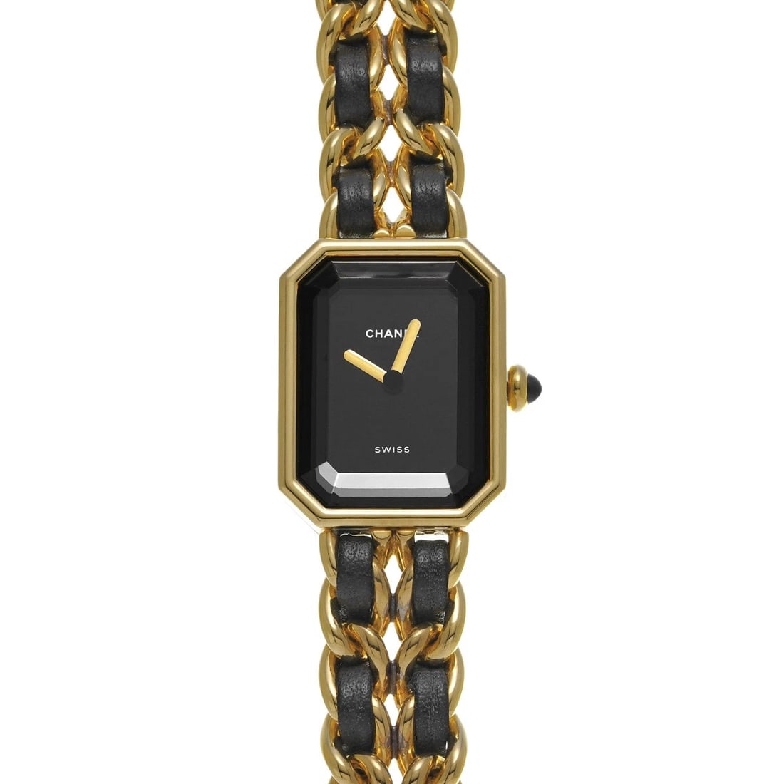 CHANEL PREMIRE BLACK WATCH (1 of 4)
